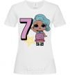 Women's T-shirt Mermaid doll 7 year old White фото