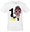 Men's T-Shirt Baby 1 year old doll in a T-shirt White фото