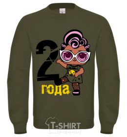 Sweatshirt Baby 2 year old doll in a T-shirt sand фото