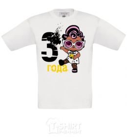 Kids T-shirt Baby 3 year old doll in a T-shirt White фото