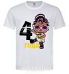 Men's T-Shirt Baby 4 year old doll in a T-shirt White фото