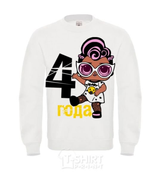 Sweatshirt Baby 4 year old doll in a T-shirt White фото