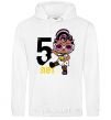 Men`s hoodie Baby 5 year old doll in a T-shirt White фото