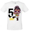 Men's T-Shirt Baby 5 year old doll in a T-shirt White фото