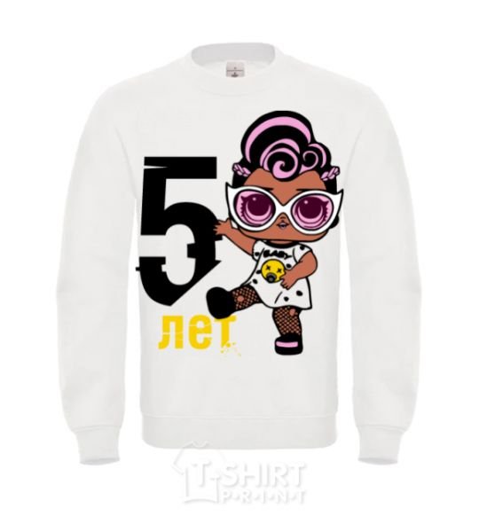 Sweatshirt Baby 5 year old doll in a T-shirt White фото