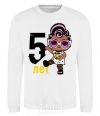 Sweatshirt Baby 5 year old doll in a T-shirt White фото