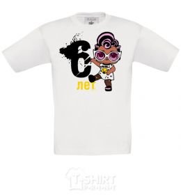 Kids T-shirt Baby 6 year old doll in a T-shirt White фото