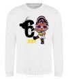 Sweatshirt Baby 6 year old doll in a T-shirt White фото