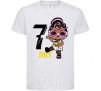 Kids T-shirt Baby 7 year old doll in a T-shirt White фото