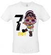 Men's T-Shirt Baby 7 year old doll in a T-shirt White фото