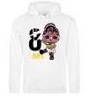 Men`s hoodie Baby 8 year old doll in a T-shirt White фото