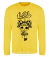 Sweatshirt Lol surprise unicorn yellow фото