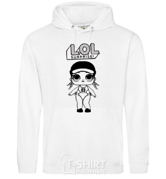 Men`s hoodie Lol surprise athlete White фото