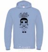 Men`s hoodie Lol surprise athlete sky-blue фото