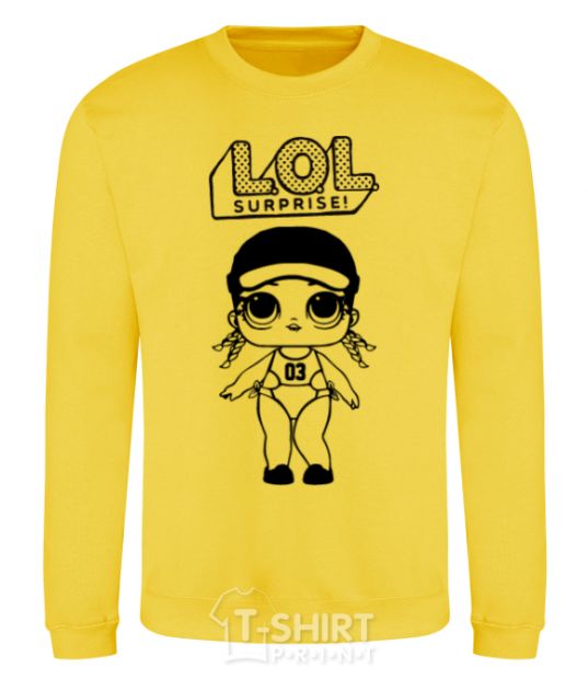 Sweatshirt Lol surprise athlete yellow фото