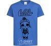 Детская футболка Lol surprise купальник с оборкой Ярко-синий фото