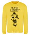 Sweatshirt Lol surprise swimsuit with ruffle yellow фото