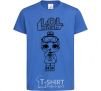 Kids T-shirt Lol surprise pajamas with a skeleton royal-blue фото