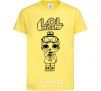 Детская футболка Lol surprise пижама со скелетом Лимонный фото