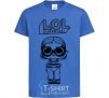 Детская футболка Lol surprise в стильном купальнике Ярко-синий фото