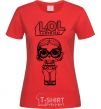 Women's T-shirt Lol surprise in a stylish swimsuit red фото