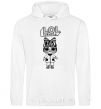 Men`s hoodie Lol surprise in a robe White фото