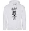 Men`s hoodie Lol surprise in a robe sport-grey фото