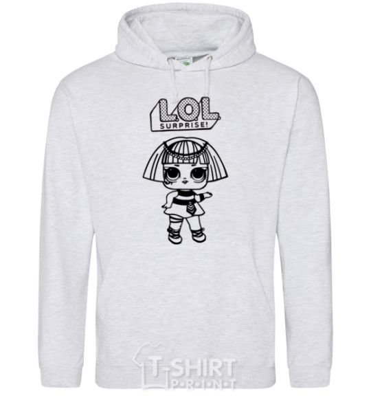 Men`s hoodie Lol surprise Egyptian sport-grey фото