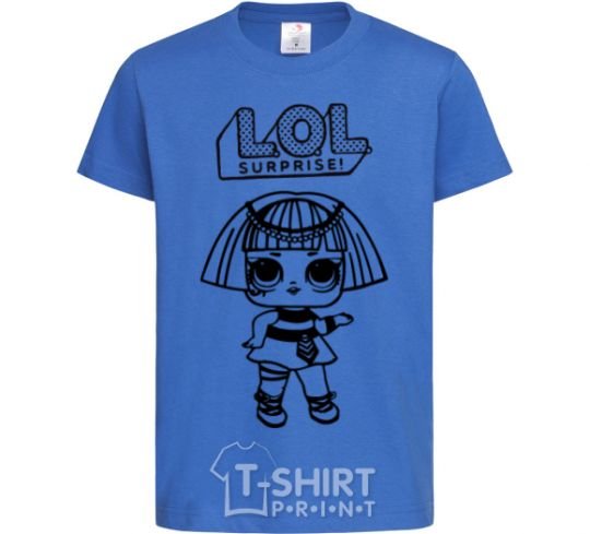 Kids T-shirt Lol surprise Egyptian royal-blue фото