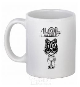 Ceramic mug Lol surprise heart glasses White фото