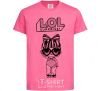 Детская футболка Lol surprise очки сердечки Ярко-розовый фото
