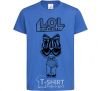 Kids T-shirt Lol surprise heart glasses royal-blue фото