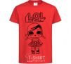 Детская футболка Lol surprise с косичками Красный фото