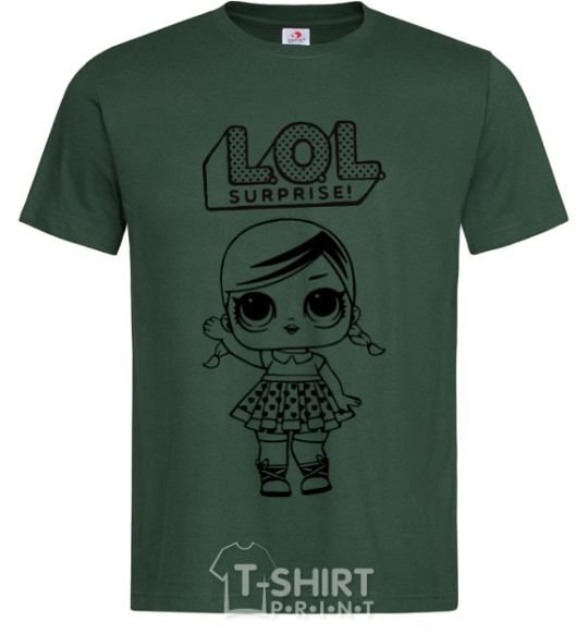 Men's T-Shirt Lol surprise with pigtails bottle-green фото