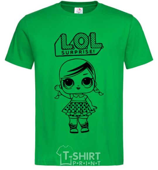 Men's T-Shirt Lol surprise with pigtails kelly-green фото