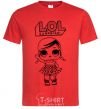 Men's T-Shirt Lol surprise with pigtails red фото