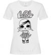 Women's T-shirt Lol surprise with pigtails White фото