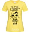Женская футболка Lol surprise с косичками Лимонный фото
