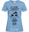 Women's T-shirt Lol surprise with pigtails sky-blue фото