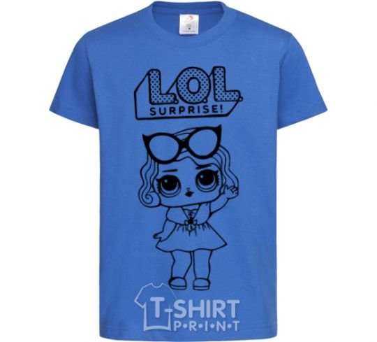 Kids T-shirt Lol surprise frenchwoman royal-blue фото