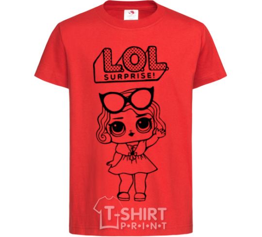 Kids T-shirt Lol surprise frenchwoman red фото
