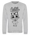 Sweatshirt Lol surprise frenchwoman sport-grey фото