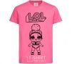 Детская футболка Lol surprise с дулькой Ярко-розовый фото