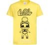 Детская футболка Lol surprise с дулькой Лимонный фото