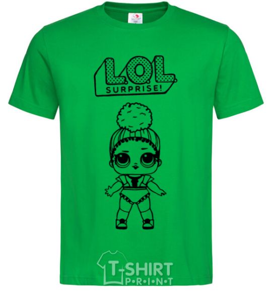 Мужская футболка Lol surprise с дулькой Зеленый фото