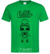 Мужская футболка Lol surprise с дулькой Зеленый фото