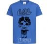 Kids T-shirt Lol surprise in pigtails royal-blue фото
