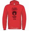 Men`s hoodie Lol surprise wreath and a doodle bright-red фото