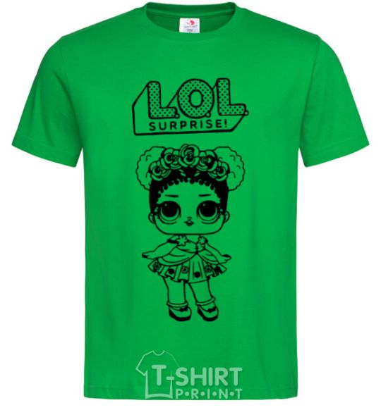 Men's T-Shirt Lol surprise wreath and a doodle kelly-green фото