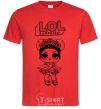 Men's T-Shirt Lol surprise wreath and a doodle red фото